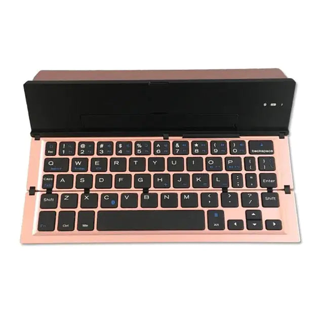 Portable folding keyboard