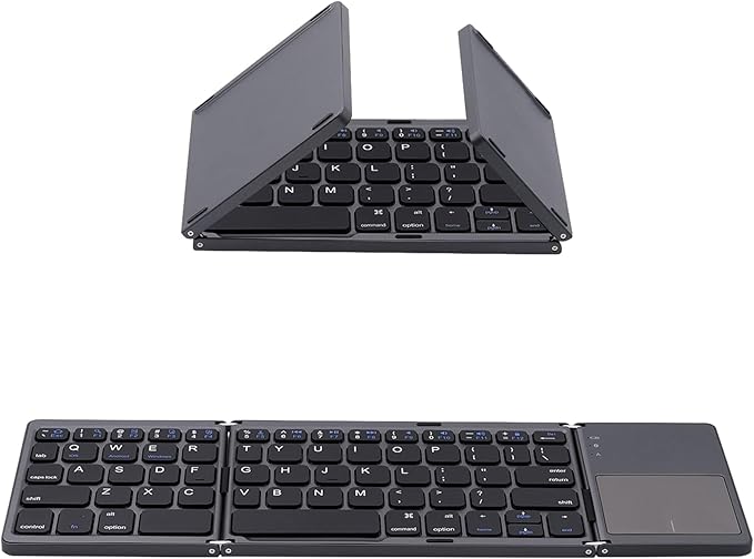 Touchpad folding keyboard 