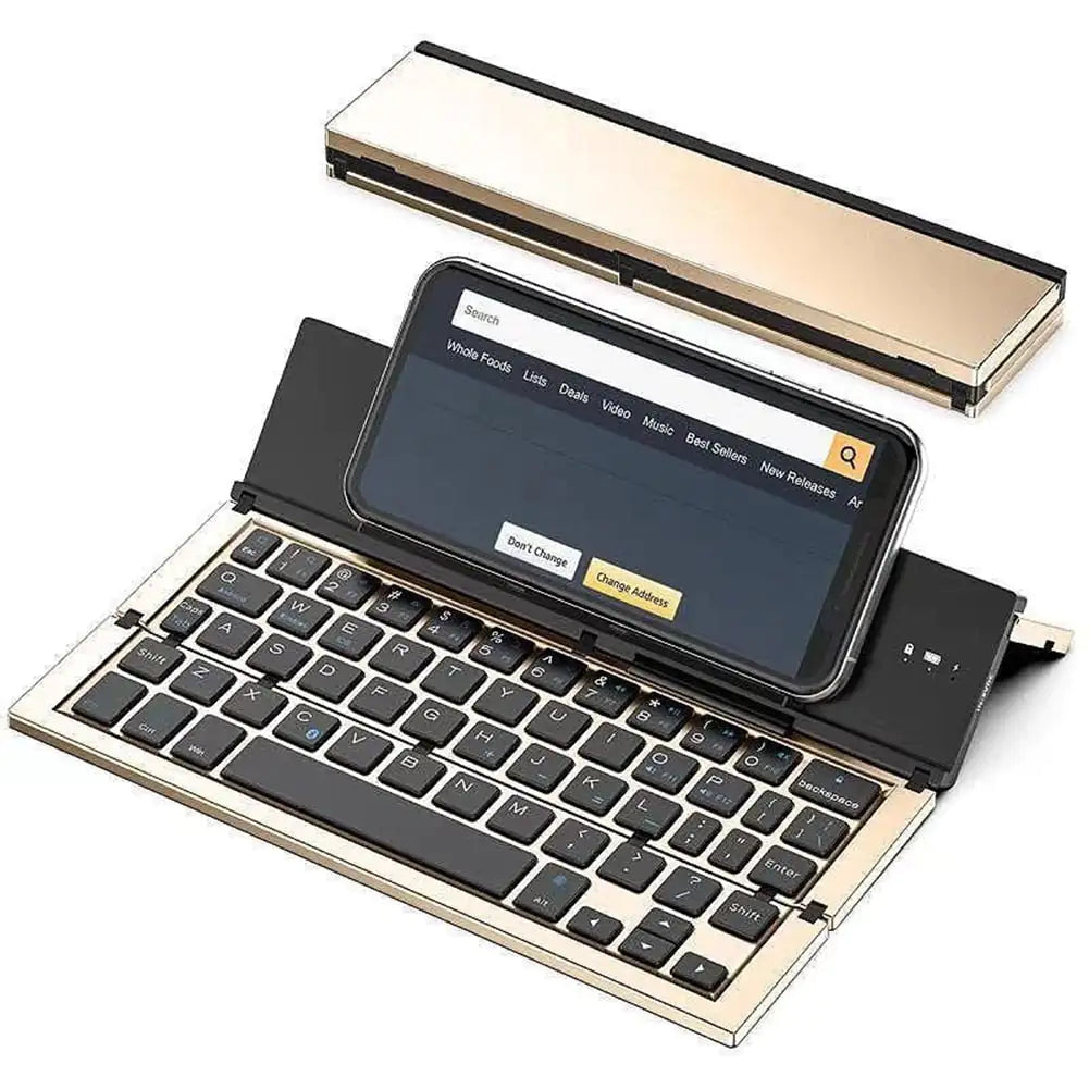 Portable folding keyboard