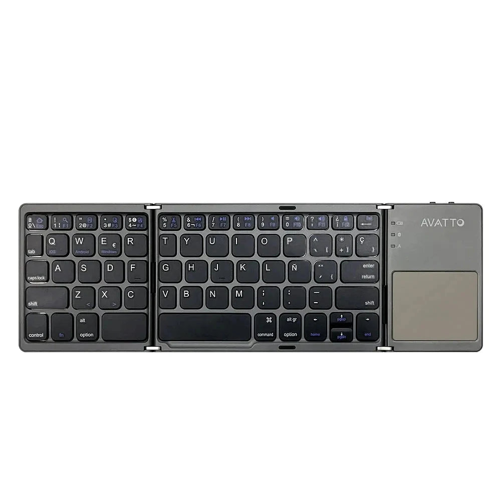 Touchpad folding keyboard 