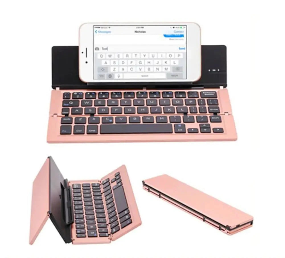 Portable folding keyboard