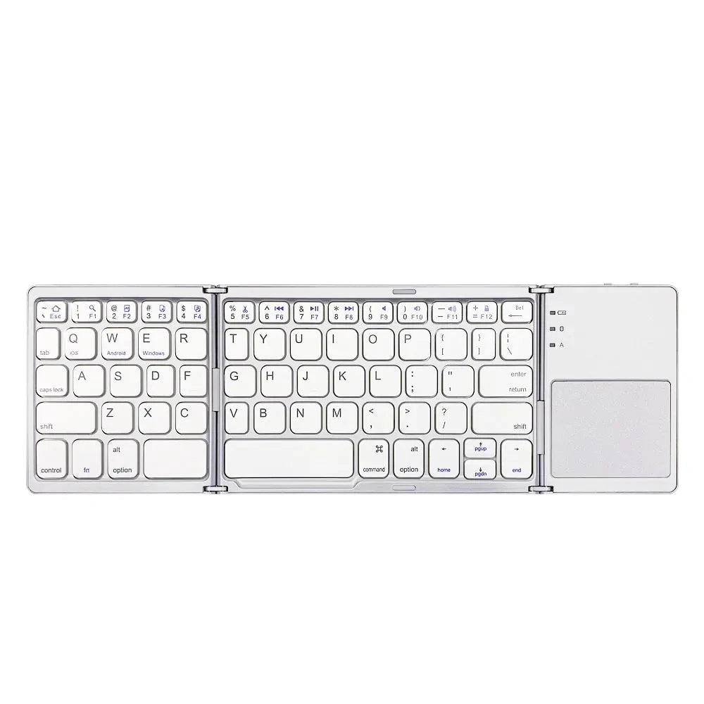 Touchpad folding keyboard 